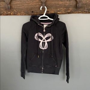 Black zip up hoodie